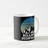 Vintage Billings Montana Kaffeetasse (VorderseiteRechts)