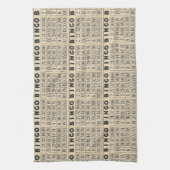 Vintage Bingokarte Küchentuch (Vertikal)