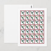 Vintage Bingokartenmarkierungen für das Flugzeug Postkarte (Vorne/Hinten)