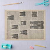 Vintage Binokatalogseite Seidenpapier (Basteln)