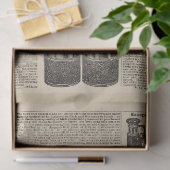 Vintage Binokatalogseite Seidenpapier (Geschenk)
