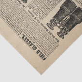 Vintage Binokatalogseite Seidenpapier (Detail)