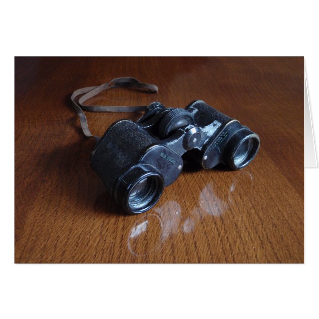 Vintage Binokulare (Vorderseite (Horizontal))