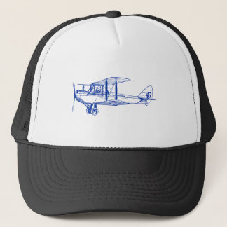 Vintage Biplane - Navy Blue Truckerkappe