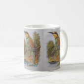 Vintage Bird-Art-Tasse mit Text Kaffeetasse (VorderseiteRechts)