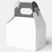 Vintage Bird Black and White Wedding Geschenkschachtel (Rückseite)