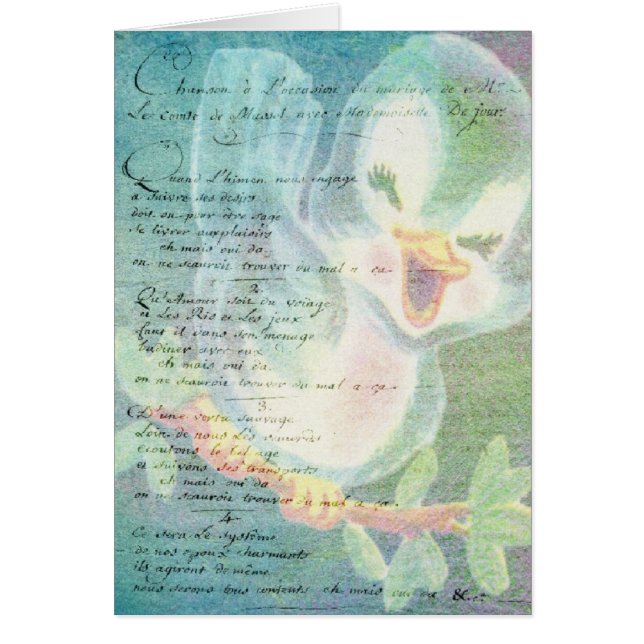 Vintage Bird Digital Art Collage (Vorne)
