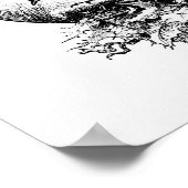 Vintage Bird Illustration Poster (Ecke)