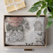 Vintage Bird-Light-Decoupage Seidenpapier (Geschenk)