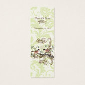Vintage Bird-Wedding-Tags (Rückseite)