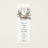 Vintage Bird-Wedding-Tags (Vorderseite)