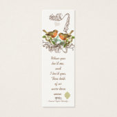 Vintage Bird-Wedding-Tags (Vorderseite)