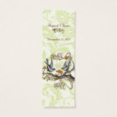 Vintage Bird-Wedding-Tags (Rückseite)