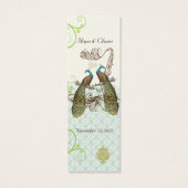 Vintage Bird-Wedding-Tags (Rückseite)