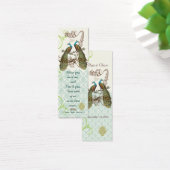 Vintage Bird-Wedding-Tags (Schreibtisch)
