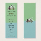 Vintage Bird-Wedding-Tags (Vorne & Hinten)