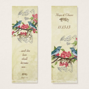 Vintage Bird-Wedding-Tags