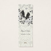 Vintage Bird-Wedding-Tags (Rückseite)