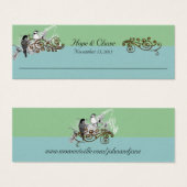 Vintage Bird-Wedding-Tags (Vorne & Hinten)