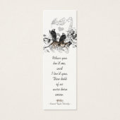 Vintage Bird-Wedding-Tags (Vorderseite)