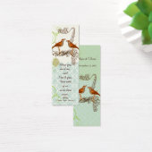 Vintage Bird-Wedding-Tags (Schreibtisch)