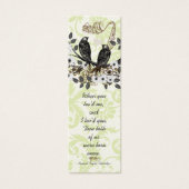 Vintage Bird-Wedding-Tags (Vorderseite)