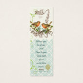 Vintage Bird-Wedding-Tags (Vorderseite)