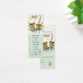Vintage Bird-Wedding-Tags (Schreibtisch)
