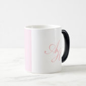 Vintage Birdcage-Tasse mit Monogramm Verwandlungstasse (VorderseiteRechts)