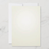 VINTAGE BIRDCAGES FLORAL BABY SHOWING EINLADUNG (Rückseite)