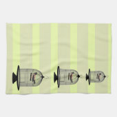 Vintage Birdcages Geschirrtuch (Horizontal)