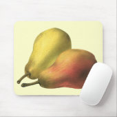 Vintage Birnen, Bio Lebensmittel, reifen Früchte Mousepad (Mit Mouse)