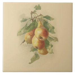 Vintage Birnen Fliese