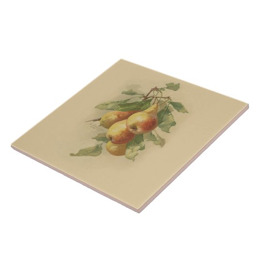 Vintage Birnen Fliese (Seite)