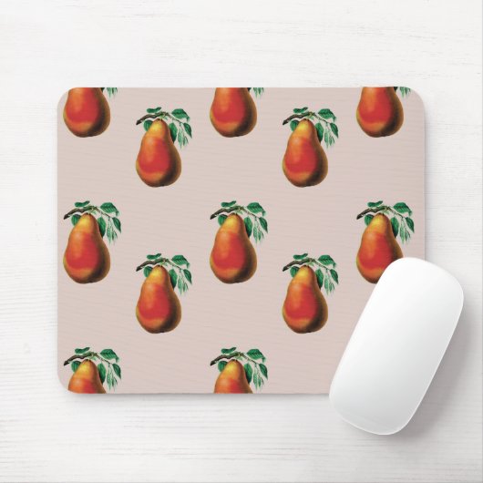 Vintage Birnen Mousepad (Mit Mouse)