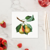 Vintage Birnen Serviette (Beispiel)