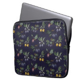 Vintage Birnen und Pflaumen Laptopschutzhülle (Vorderseite Links)