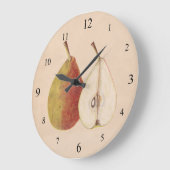 Vintage Birnenmauer Große Wanduhr (Winkel)