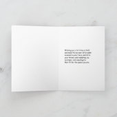 Vintage Birthday Queen in 1970s Glam Karte (Innenseite)