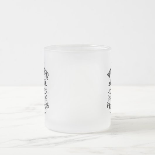 Vintage bis perfekte Mattierte Tasse (Mittel)