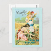 Vintage Biscuit Girls Postcard Postkarte (Vorne/Hinten)