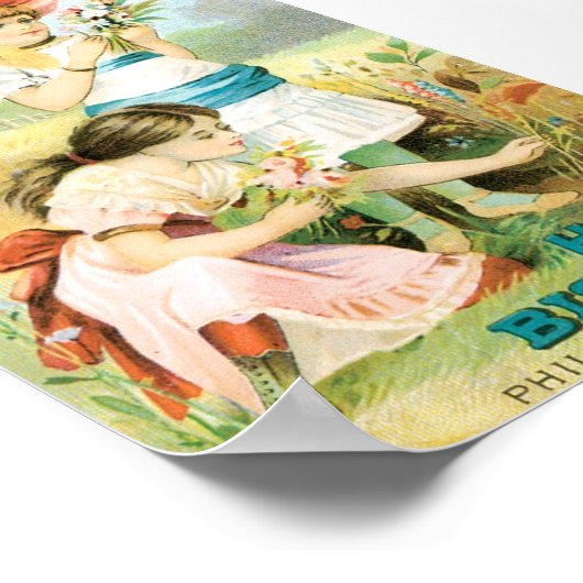 Vintage Biscuit-Werbung Poster (Ecke)