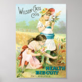 Vintage Biscuit-Werbung Poster (Vorne)