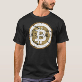 Vintage Bitcoin (Faded) Graphic Print T-Shirt