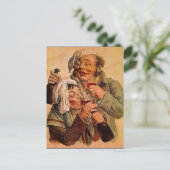 Vintage Bitters Elixier Tonic Selbstmedikation Pos Postkarte (Stehend Vorderseite)