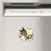 Vintage Black Bird Box Kunst Magnet (In Situ (Geschirrspüler))