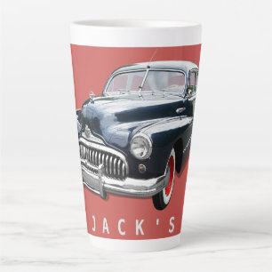 Vintage Black Buick Custom der 40er Jahre Milchtasse