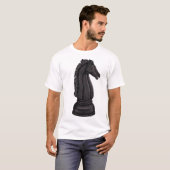 Vintage black chess piece  T-Shirt (Vorne ganz)