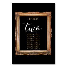 Vintage Black & Gold-Hochzeit