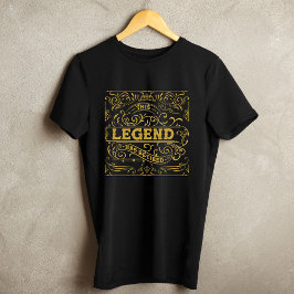 Vintage Black-Gold-Legende T-Shirt